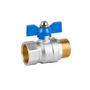 3036 Brass ball valve M-F. Full bore