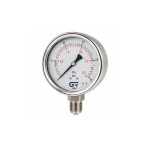 3824 Pressure gauge Ø100 with glycerine